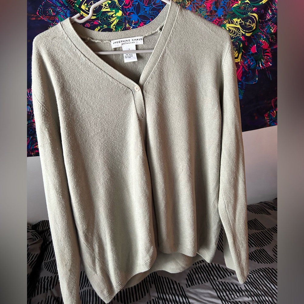 Josephine Chaus green sweater (Used)